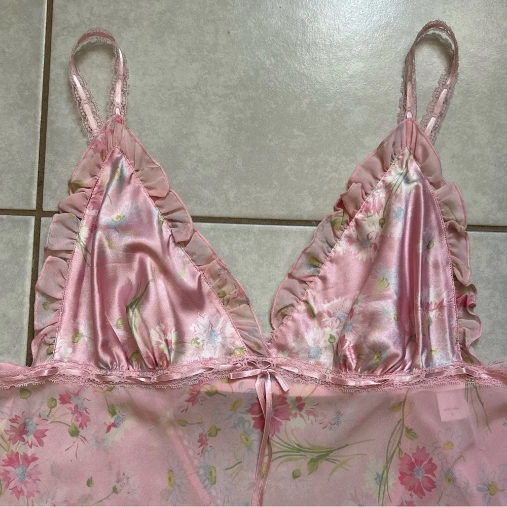 Victoria's Secret fairy's garden sheer babydoll slip dress - Picture 3 of 9